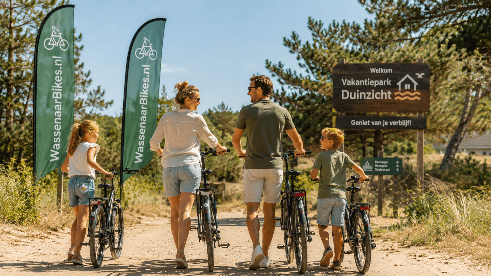 Fietsverhuur bij Duinrell Wassenaar